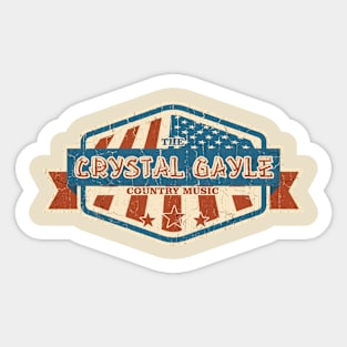 The Crystal Gayle vintage Sticker